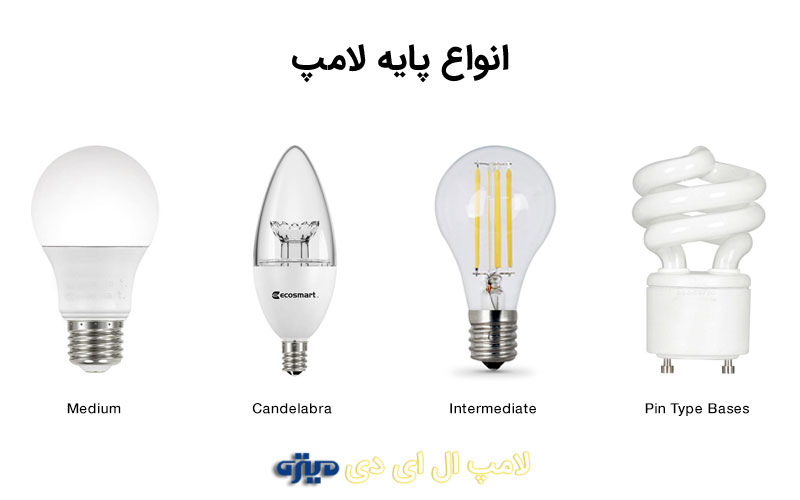 انواع-پایه-لامپ